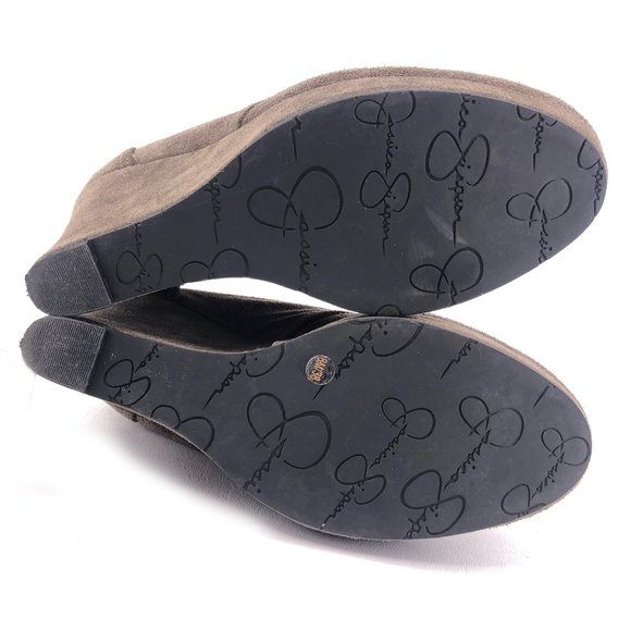 Jessica Simpson Catcher Wedge Booties 8M - Picture 7 of 12